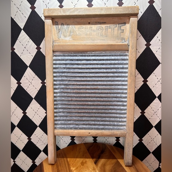 Vintage National Washboard Co. No. 28 | Rustic Farmhouse Laundry Room Wall Decor - Picture 3 of 4